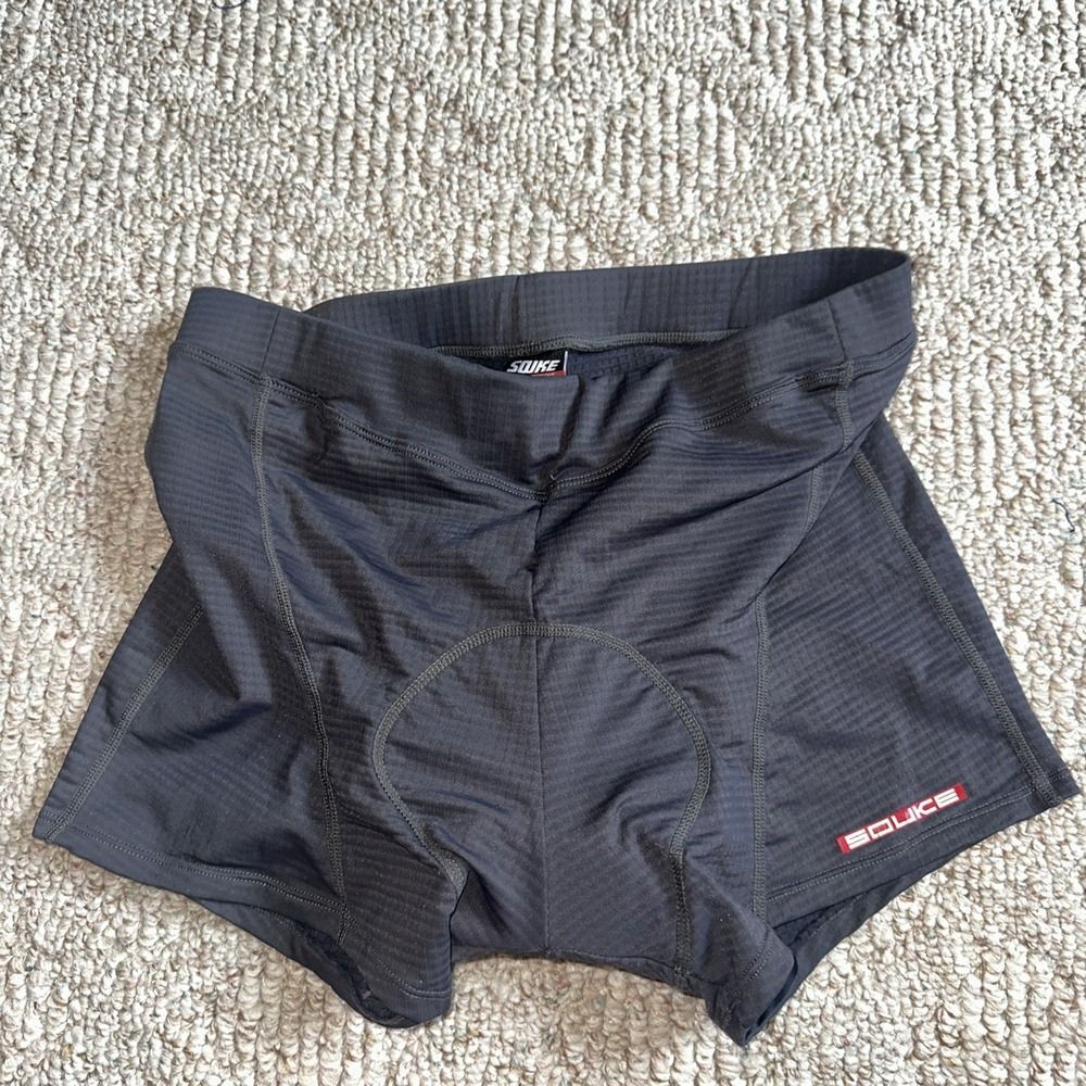 Souke Men's Cycling Shorts Padded Quick-Dry Riding Tight  Bike Shorts XL EUC‎